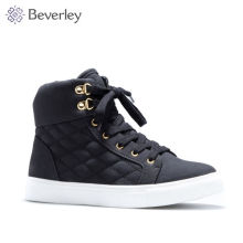 Beverly Fashion Design schwarz oberen weißen Sohle Freizeitschuhe